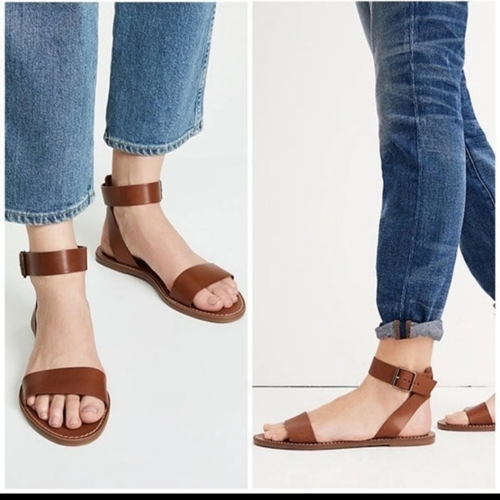 New In Box! Madewell The Boardwalk Ankle-Strap San